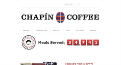 Desktop Screenshot of chapincoffee.com